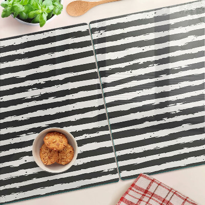 Schneidebrett mit Streifen im Graffiti‑Stil