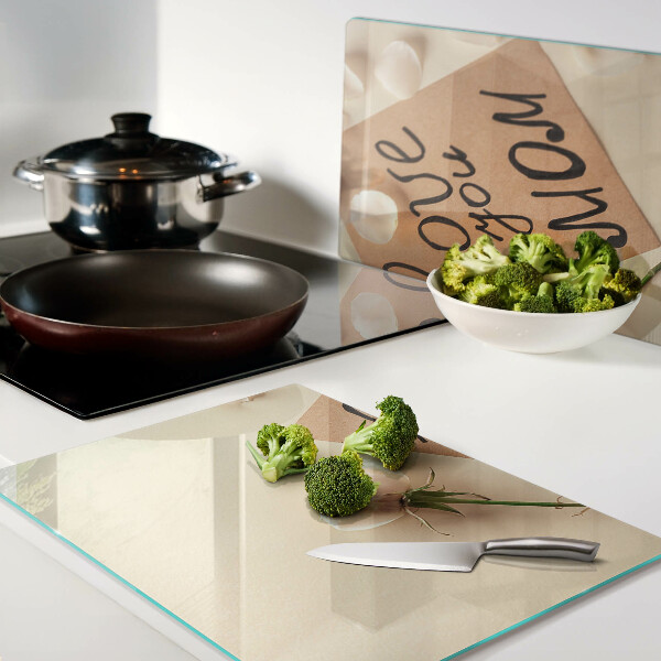 Schneidebrett Liebe und Blumen