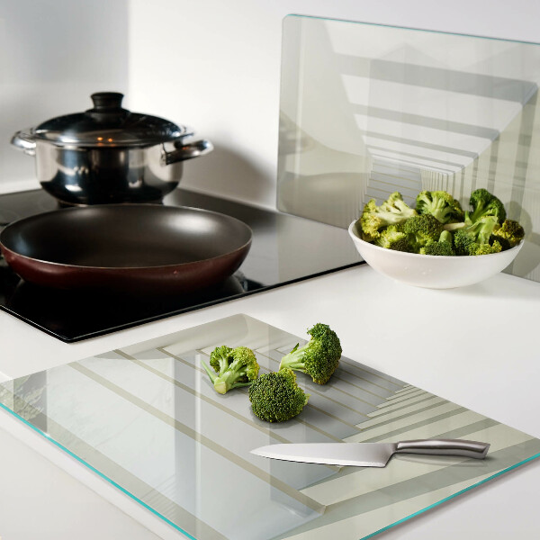 Schneidebrett Architektonische Perspektive mit Spiegeleffekt