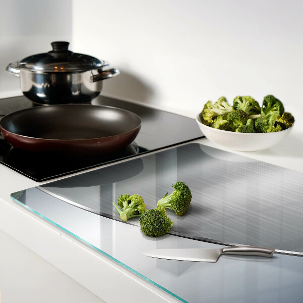 Schneidebrett glas Metallischer Glanz mit Reflexionen