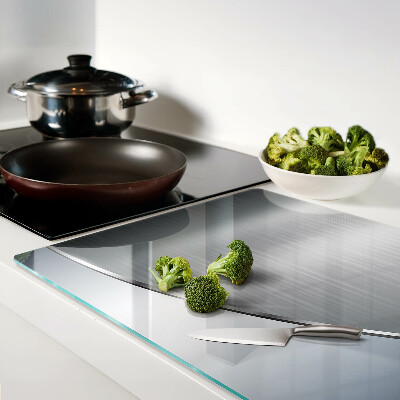 Schneidebrett Glas mit metallischem Glanz und reflektierender Oberfläche