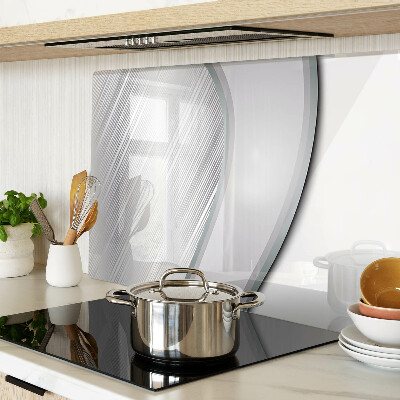 Glas schneidebrett Abstraktes Wellenmuster