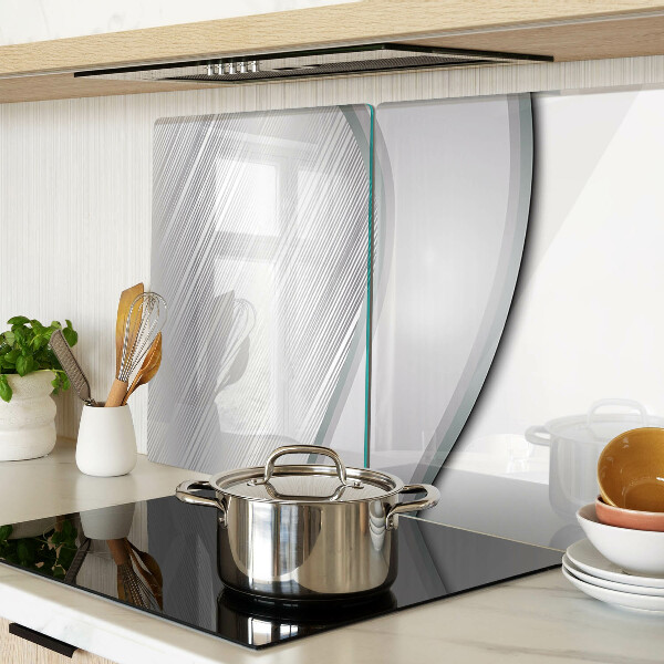 Glas schneidebrett Abstraktes Wellenmuster