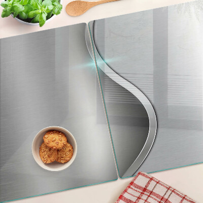 Schneidebrett mit modernem Design und wellenförmiger Kante