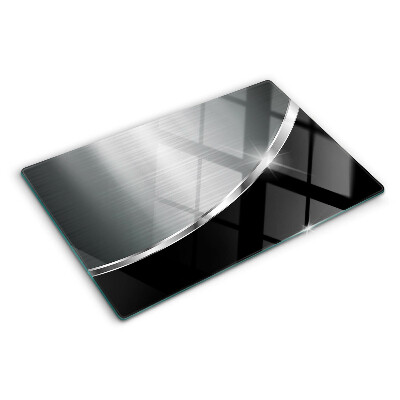 Glas schneidebrett Metallischer Glanz mit Reflexionen