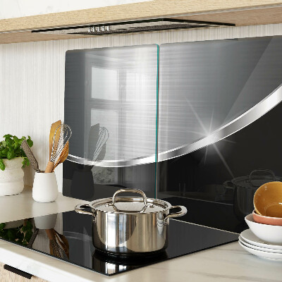 Glas schneidebrett Metallischer Glanz mit Reflexionen