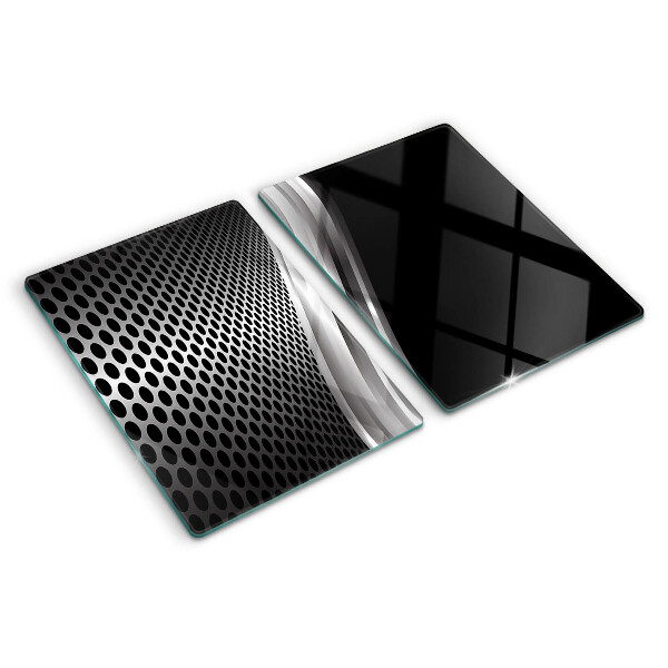 Schneidebrett glas Futuristisches Muster mit Wellen