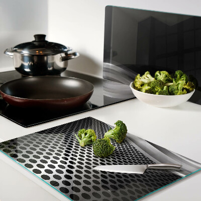 Schneidebrett glas Futuristisches Muster mit Wellen