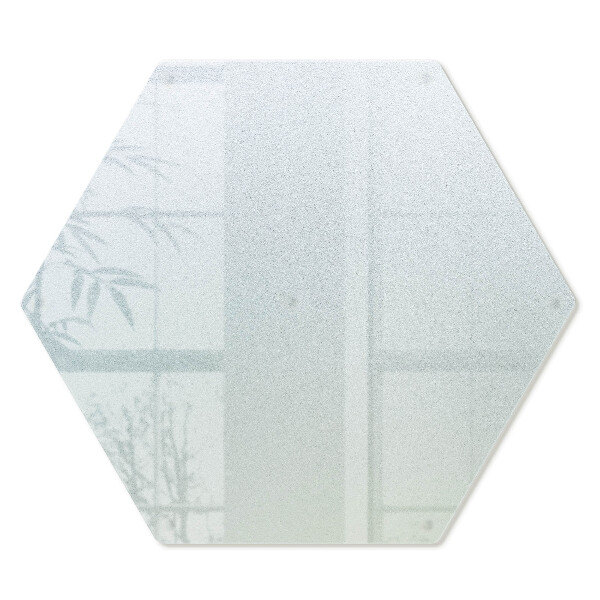 Schneidebrett glas Hexagonal semitransparent