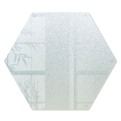 Schneidebrett glas Hexagonal semitransparent