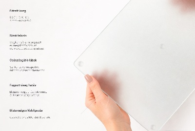 Schneidebrett glas Hexagonal semitransparent
