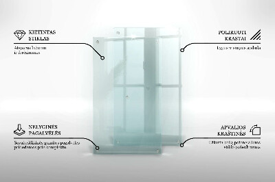 Glasbrett transparent podwójna