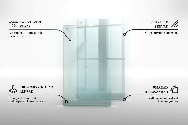 Glasbrett Transparent