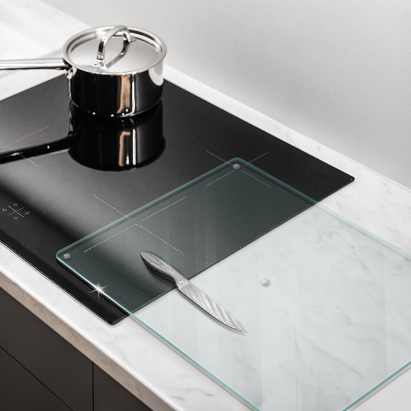 Glasschneidebrett Rechteckig transparent