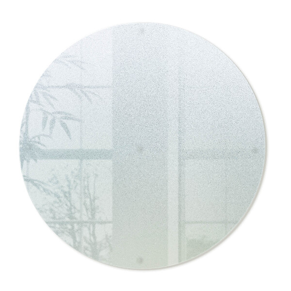 Schneidebrett glas Rund halbtransparent