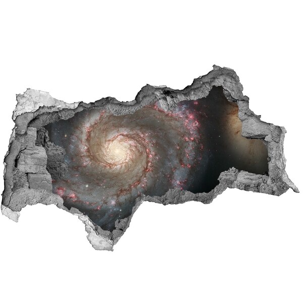 Wandbilder 3D Mauerdurchbruch Loch-in-der-Wand-Galaxie