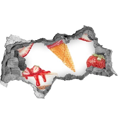 Mauerdurchbruch Aufkleber Süße Freuden des Sommers