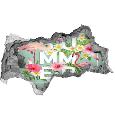 3D Wandtattoos Mauerdurchbruch Sommerträume