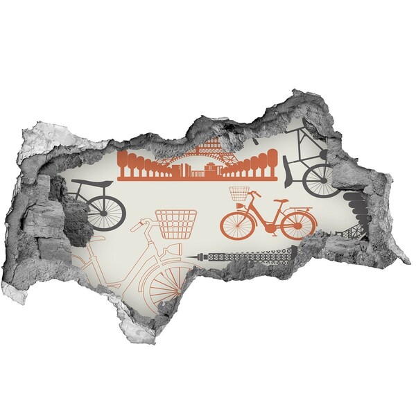 Wandtattoos Mauerdurchbruch Paris im Detail