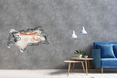 Wandtattoos Mauerdurchbruch Paris im Detail