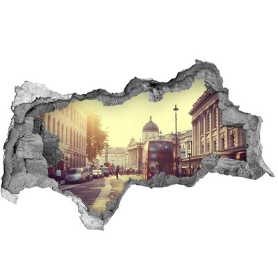 Wandtattoos Mauerdurchbruch Eine Londoner Straße am Morgen