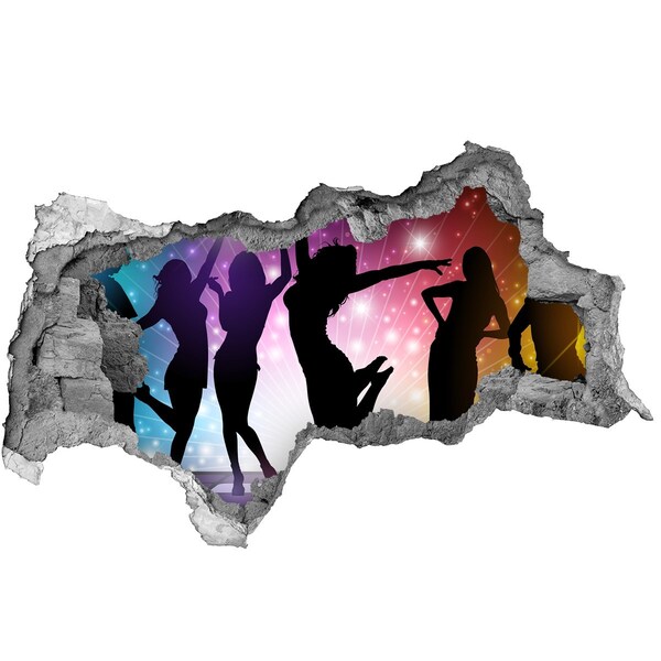 Wandbilder 3D Mauerdurchbruch Tanzen im Rampenlicht