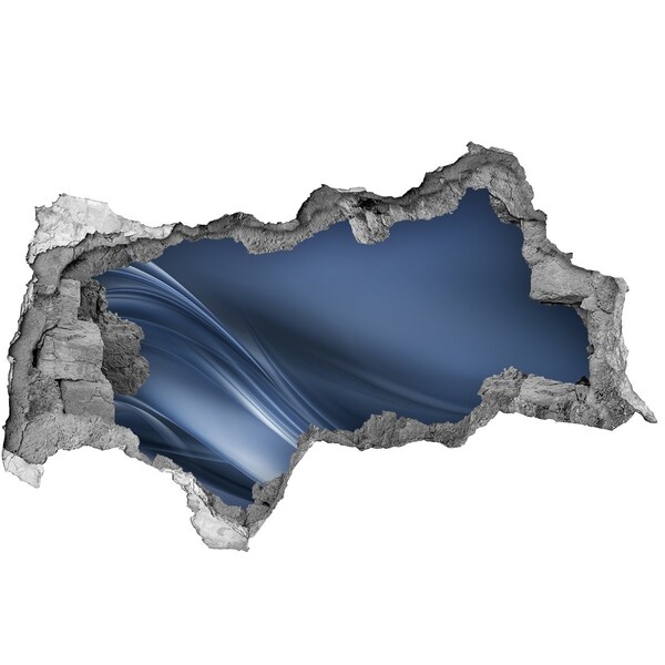 Wandbilder 3D Mauerdurchbruch Ein Loch in der Wand mit Blick auf den Himmel