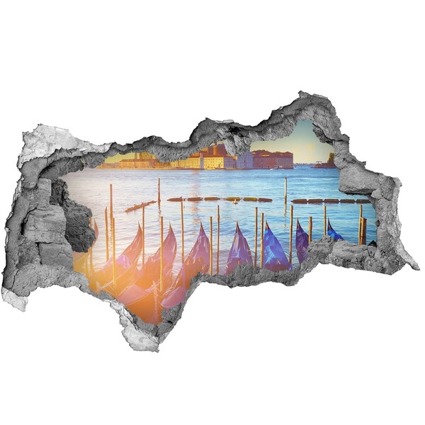 3D Wandtattoos Mauerdurchbruch Venedig im Licht des Sonnenuntergangs