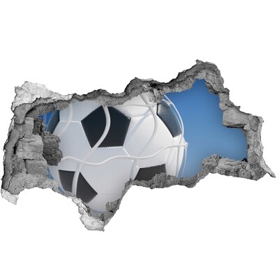 3D Wandtattoos Mauerdurchbruch Fußball im Flug