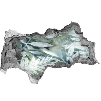 Wandtattoos Mauerdurchbruch Eine grüne Oase in einem Loch in der Wand