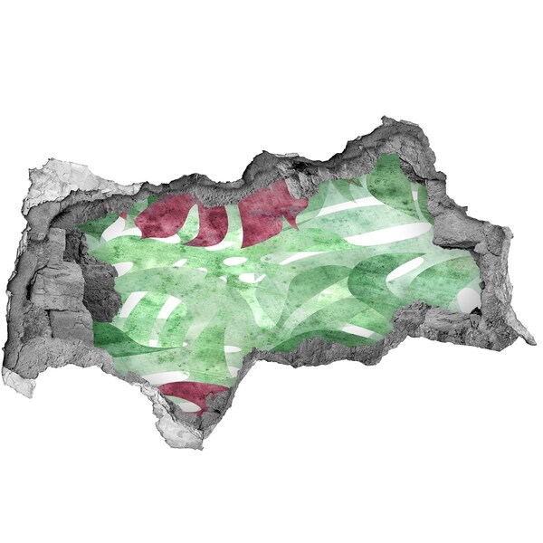 Wandtattoos Mauerdurchbruch Tropischer Dschungel