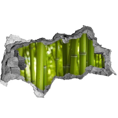 Wandtattoos Mauerdurchbruch Grüner Bambushain