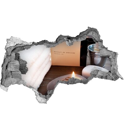 Wandbilder 3D Mauerdurchbruch Entspannen Sie sich im Spa