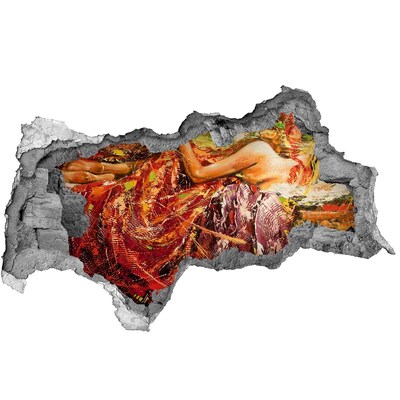 3D Wandtattoos Mauerdurchbruch Die versunkene Welt der Farben