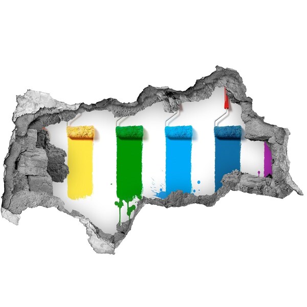 Wandbilder 3D Mauerdurchbruch Malen in einem neuen Stil