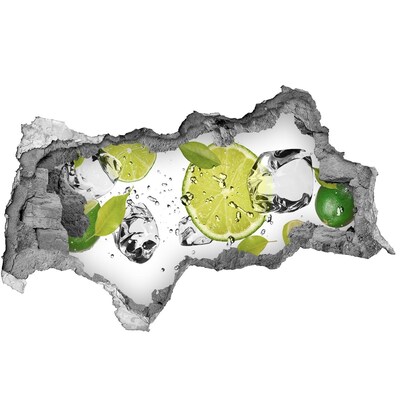 Wandtattoos Mauerdurchbruch Ein erfrischender Cocktail mit Limette