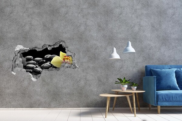 Mauerdurchbruch Aufkleber Entspannen Sie sich im Spa