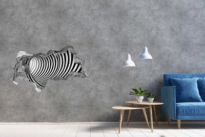 Wandtattoos Mauerdurchbruch Die Illusion eines sich drehenden Tunnels