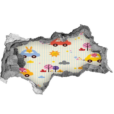 Mauerdurchbruch Aufkleber Eine Kinderwelt voller Freude