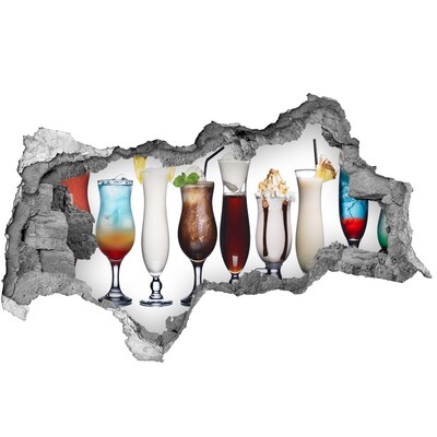 3D Wandtattoos Mauerdurchbruch Eine unscheinbare Cocktail-Oase