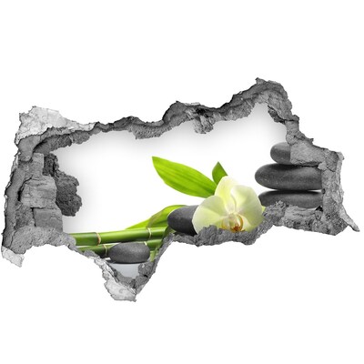 Wandbilder 3D Mauerdurchbruch Entspannende Spa-Ecke