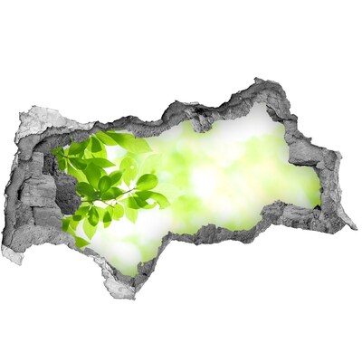 Wandbilder 3D Mauerdurchbruch Grünes Paradies hinter der Mauer