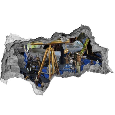 Mauerdurchbruch Aufkleber Antiquitäten in einem Mystery Shop