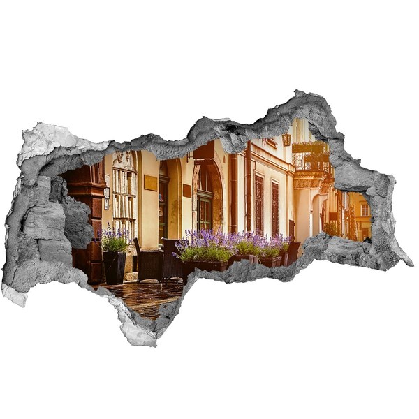 Wandtattoos Mauerdurchbruch Eine bezaubernde Ecke mit Lavendel