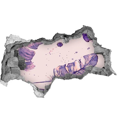 3D Wandtattoos Mauerdurchbruch Tropisches Paradies hinter der Mauer