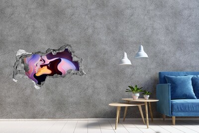 Wandtattoos Mauerdurchbruch Sinnliche Gesichter der Liebe