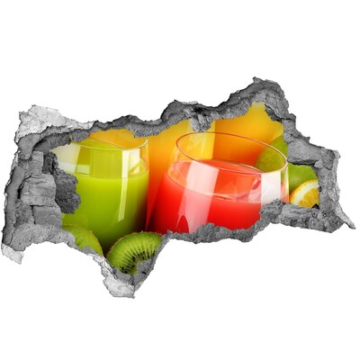 3D Wandtattoos Mauerdurchbruch Erfrischende Cocktails in den Tropen