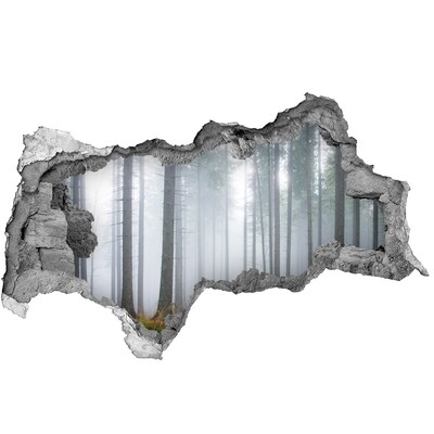 Mauerdurchbruch Aufkleber Nebelwald