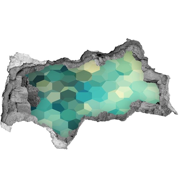 Mauerdurchbruch Aufkleber Untergetauchte Meeresgewässer