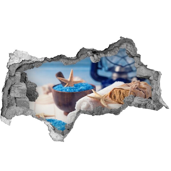 Wandtattoos Mauerdurchbruch Entspannen Sie sich im Spa am Meer